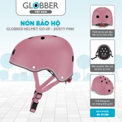 Nón bảo hộ Globber Helmet Primo size XS/S (48-53cm), Pastel Pink