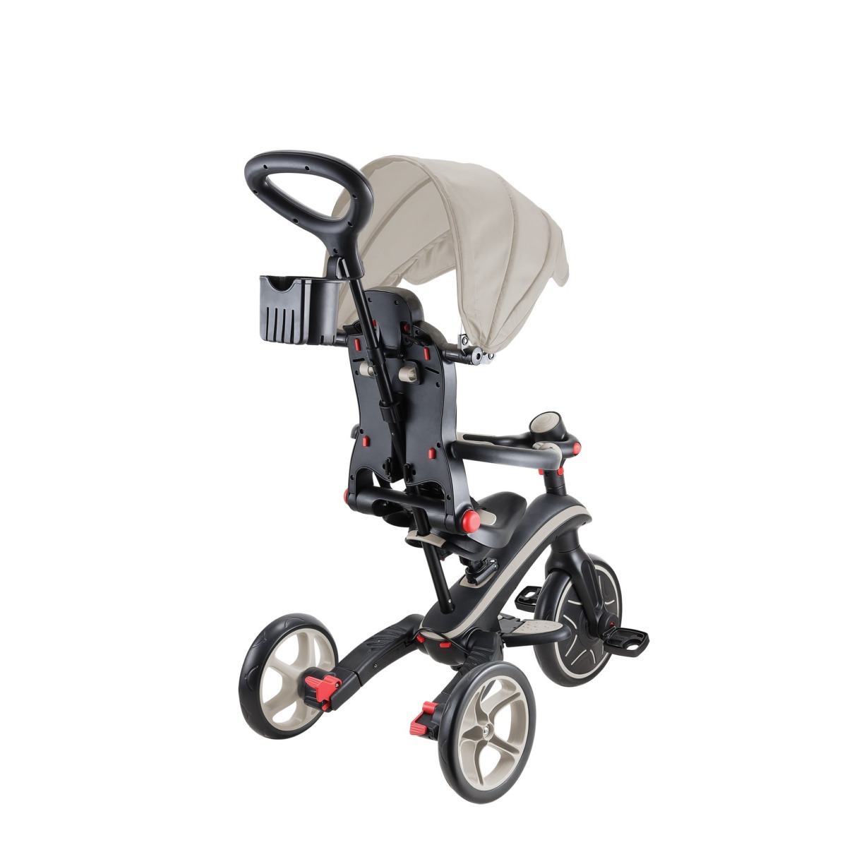 Xe đạp 3 bánh Globber Explorer Trike 4 in 1 từ 10 tháng tuổi, Taupe 3