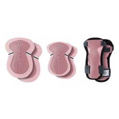 Bộ bảo hộ tay chân đầu gối Globber Protective Junior Size XXS Range A dưới 25kg, Pastel Pink